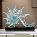 GobekUsa Bubble Conch Sculpture | Resin Desk Decoration | Home Room Aesthetic Decor