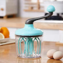Turquoise & clear hand mixer whisk beater kitchen food processor by Decorbites