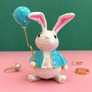 Turquoise enamel swan crystal animal figurines trinket box bedroom decor by Decorbites