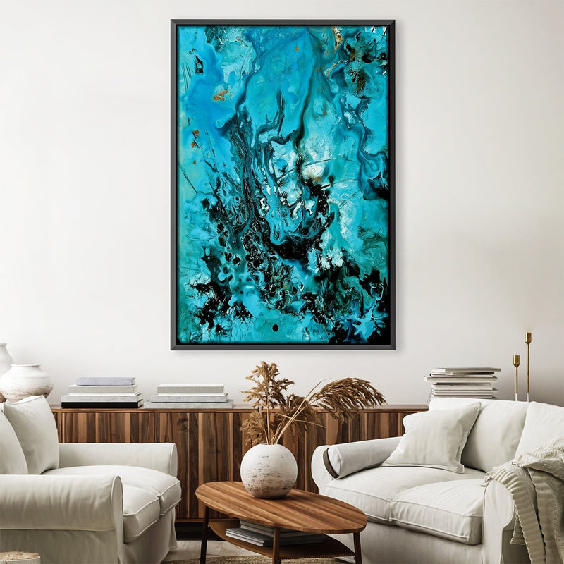 Turquoise Ocean Canvas