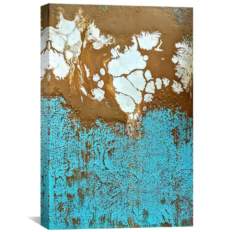 Turquoise Shore Canvas