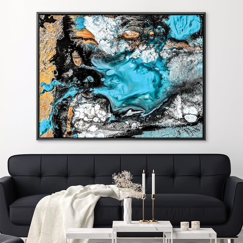 Turquoise Sonata Canvas