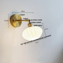 GobekUsa Blue Glass Wall Sconce Pull Chain Switch Rotate Stair Light