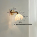 GobekUsa Blue Glass Wall Sconce Pull Chain Switch Rotate Stair Light