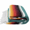 Teal Sunset Baja Diamond Yoga Blanket by West Path