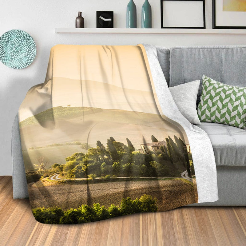 Tuscany Landscape Blanket