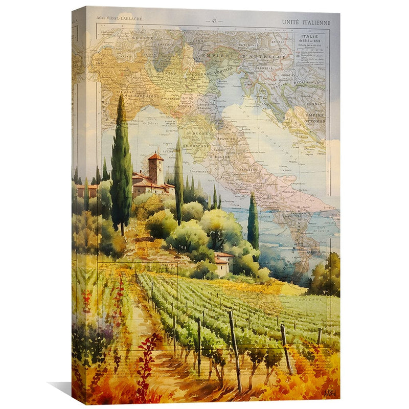 Tuscany View Canvas