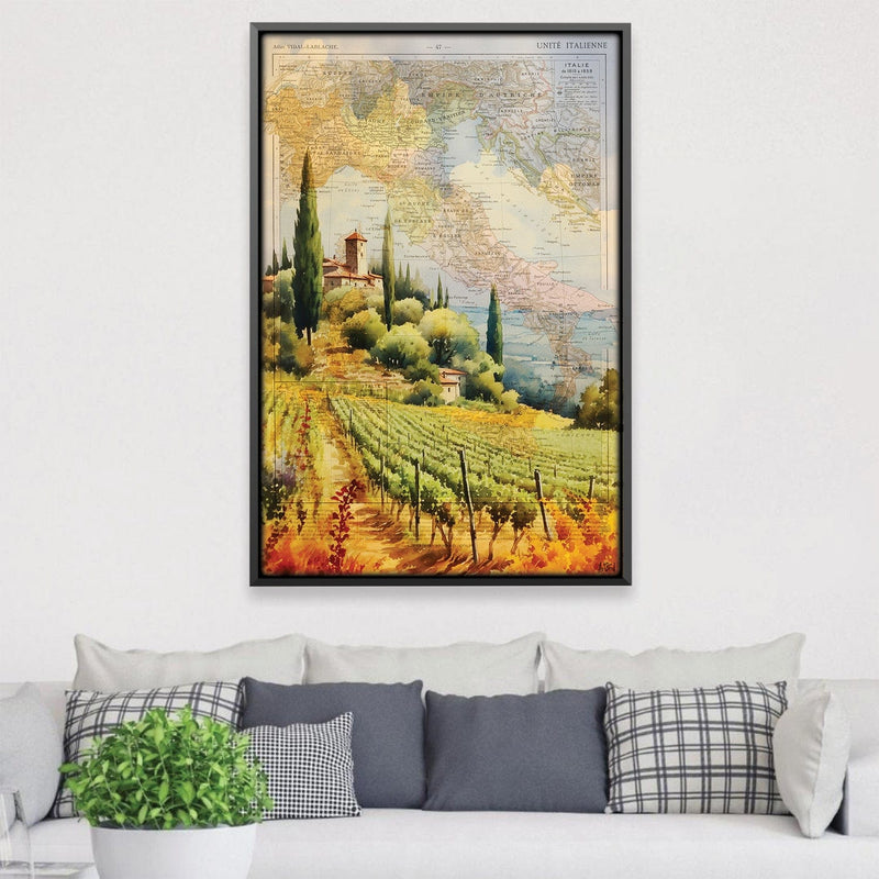 Tuscany View Canvas