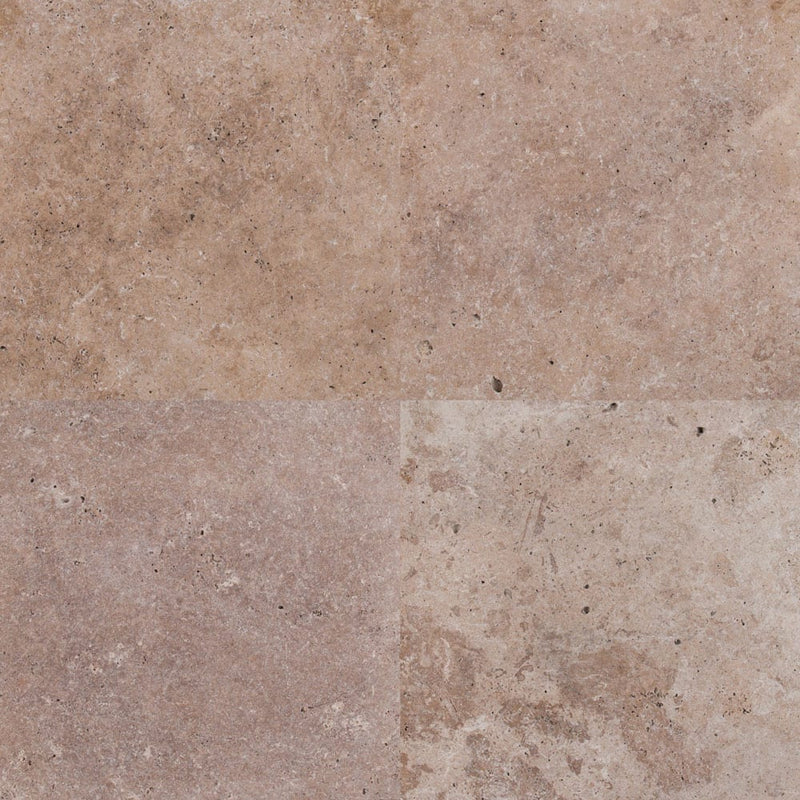 MSI Tuscany Walnut Tumbled 20Kits French Pattern set Travertine Paver