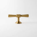 Tuxedo Knob, Solid Brass Cabinet Knob
