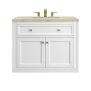 James Martin Chicago 36" Single Bathroom Vanity, Glossy White