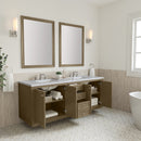 James Martin Chicago 72" Double Bathroom Vanity, Walnut Whisper