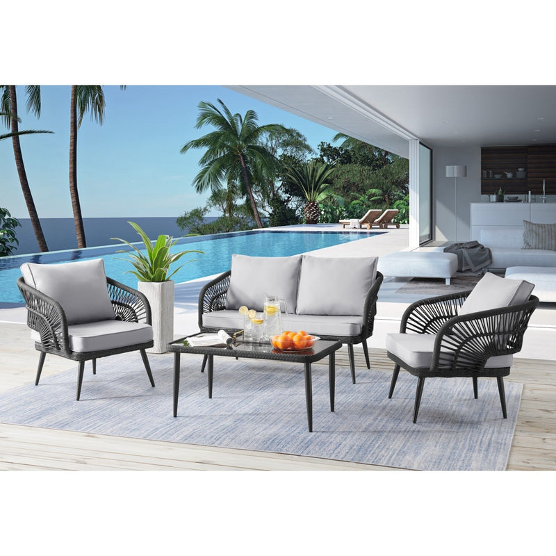 Brennen Patio Conversation Set