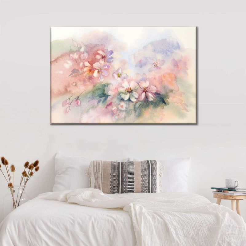 Abstract Cherry Blossom Wall Art