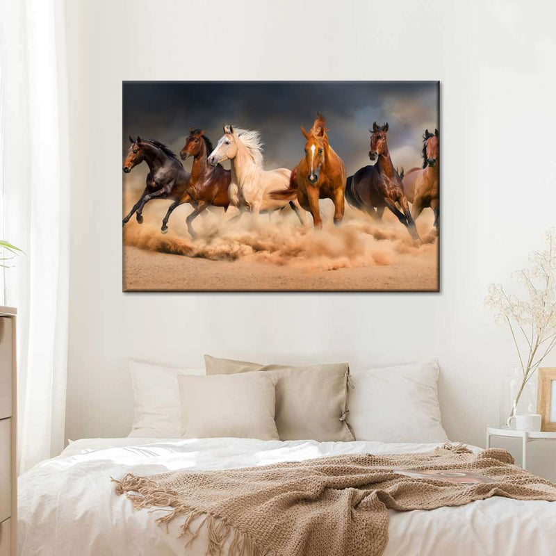 Desert Roaming Horses Wall Art