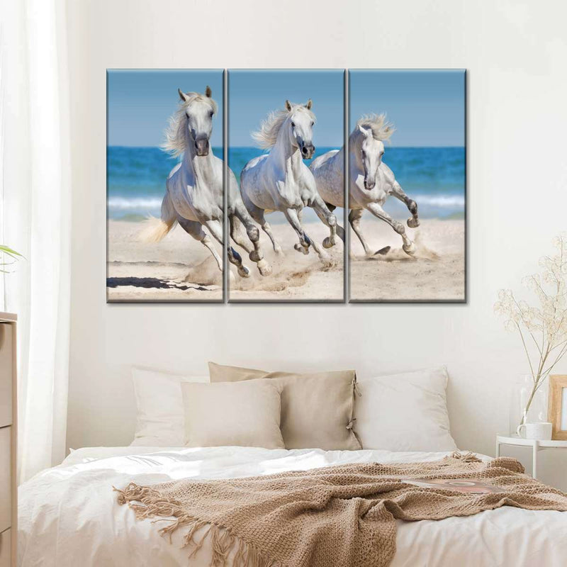 Wild Beach Horses Wall Art