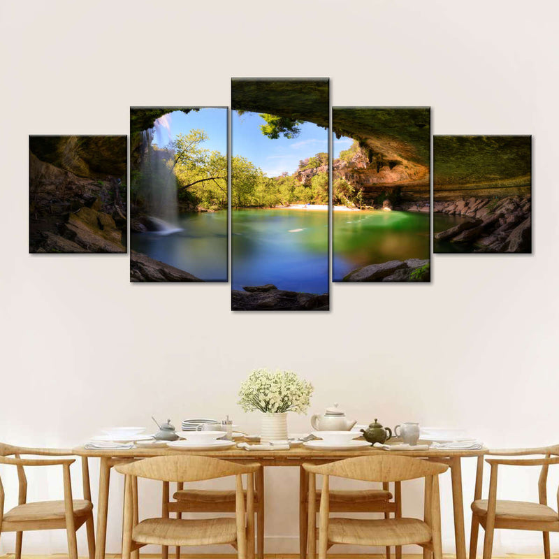 Hamilton Pool And Waterfall Wall Art