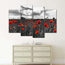 Poppy Field At Dusk Pop Wall Art