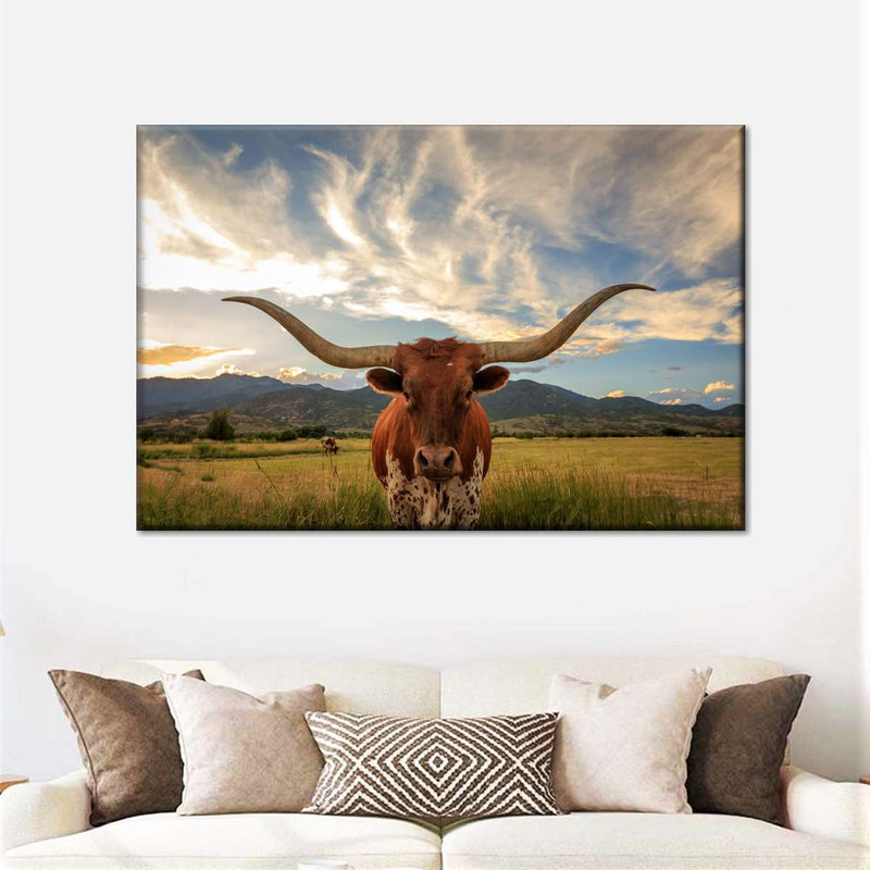 Mighty Longhorn Wall Art