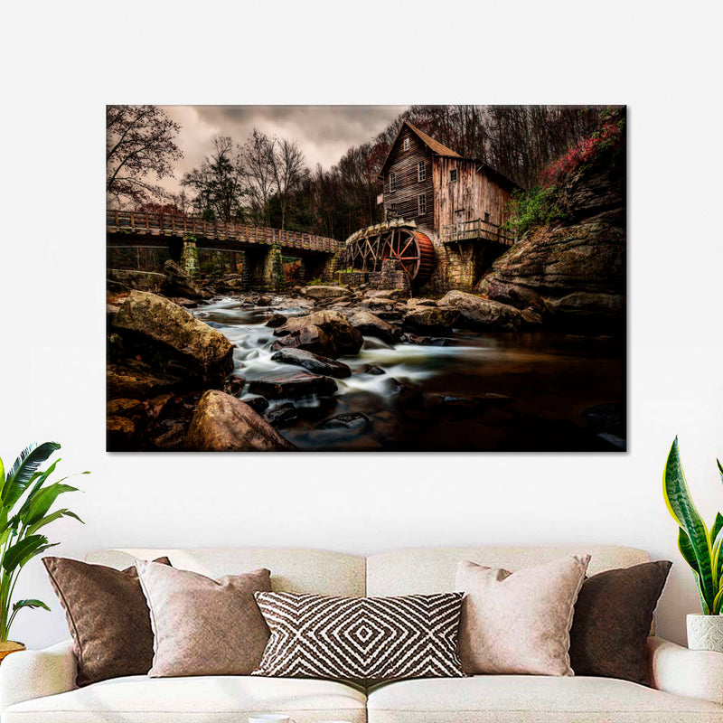 Grist Mill At Babcock Park Wall Art