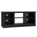 TV Stand for up to 65 Inch Flat Screen TVs with Adjustable Shelves for 18 Inch Electric Fireplace (Not Included) by DirectDeals
