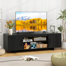 TV Stand with Power Outlet and 2 Cable Holes for 65 Inch TVs