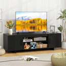 TV Stand with Power Outlet and 2 Cable Holes for 65 Inch TVs by LJGDeals