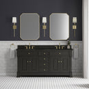 James Martin Brookfield 72" Double Bathroom Vanity, Black Onyx