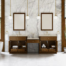 James Martin Bellshire 96" Double Bathroom Vanity, Honey Oak