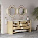 James Martin Marigot 72" Double Bathroom Vanity, Sunwashed Oak
