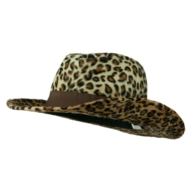 Two Tone Woman's Cowboy Feather Hat
