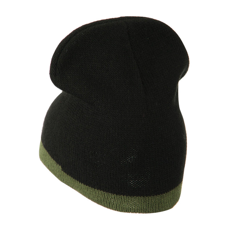 Two Tone Short Beanie