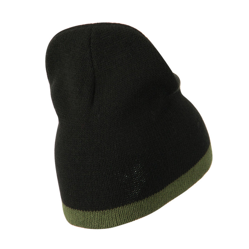 Two Tone Short Beanie