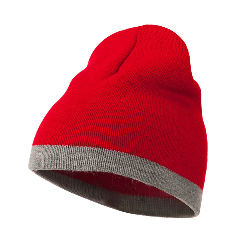 Two Tone Short Beanie