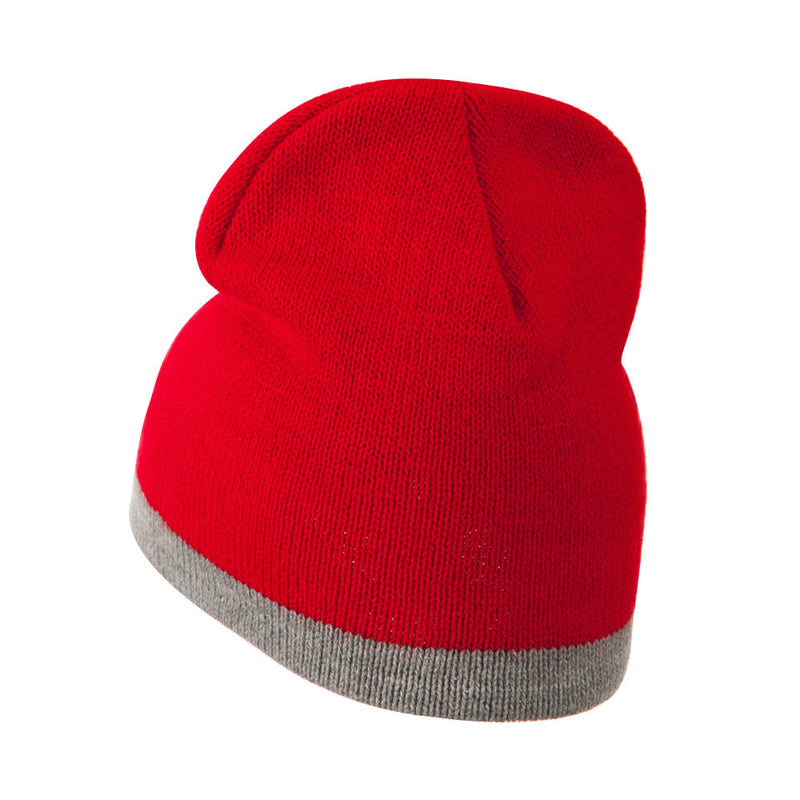 Two Tone Short Beanie