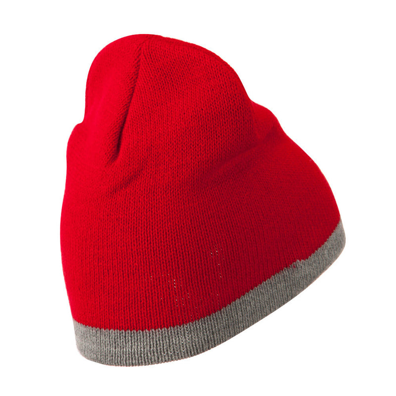 Two Tone Short Beanie