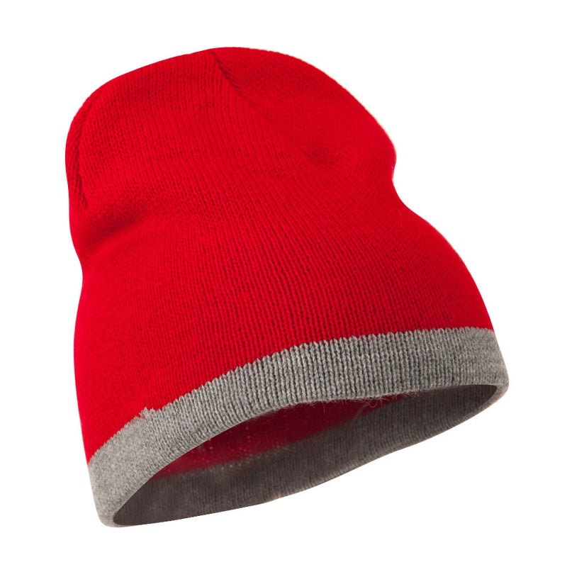 Two Tone Short Beanie