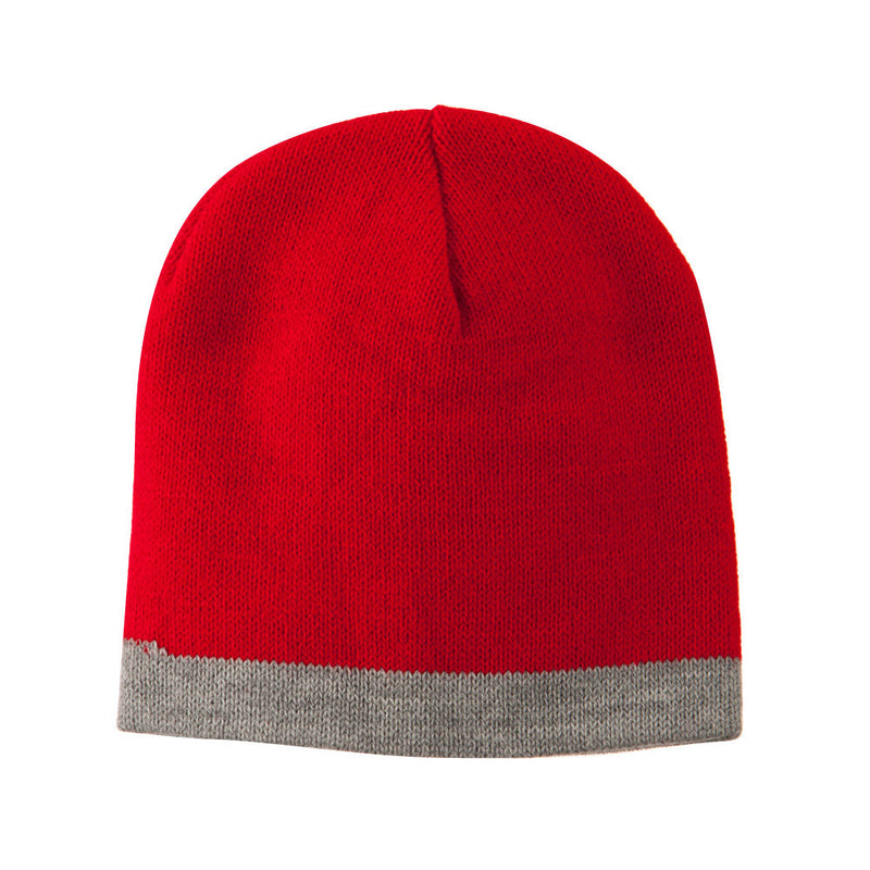 Two Tone Short Beanie