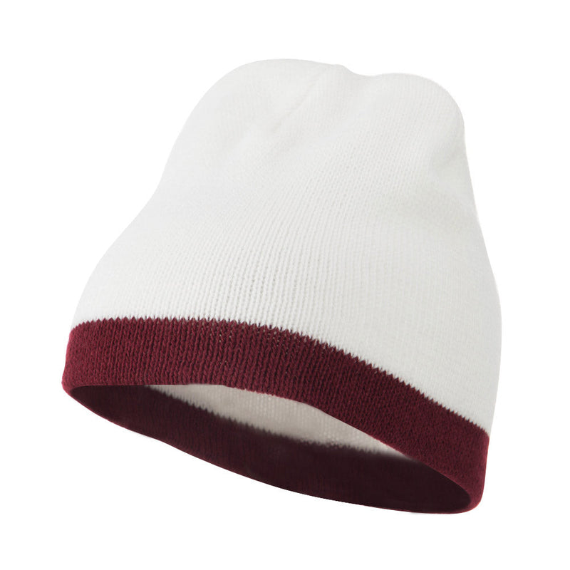 Two Tone Short Beanie