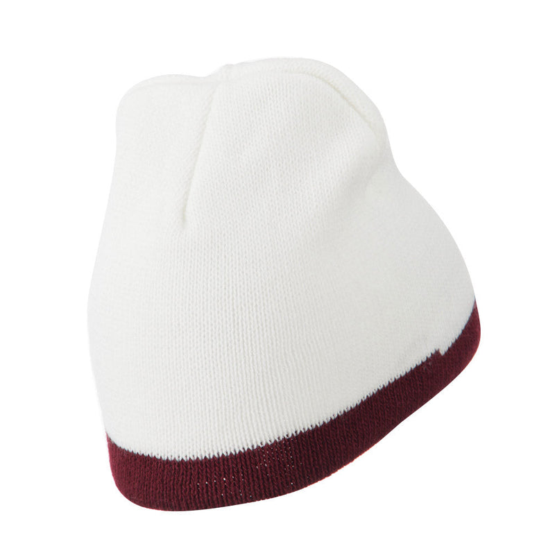 Two Tone Short Beanie