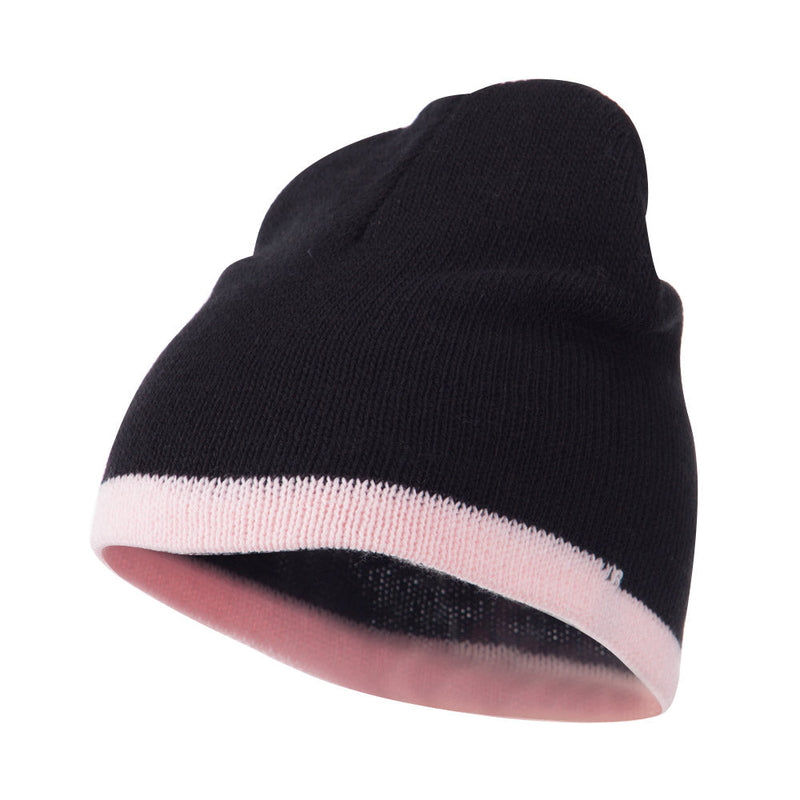 Two Tone Short Beanie
