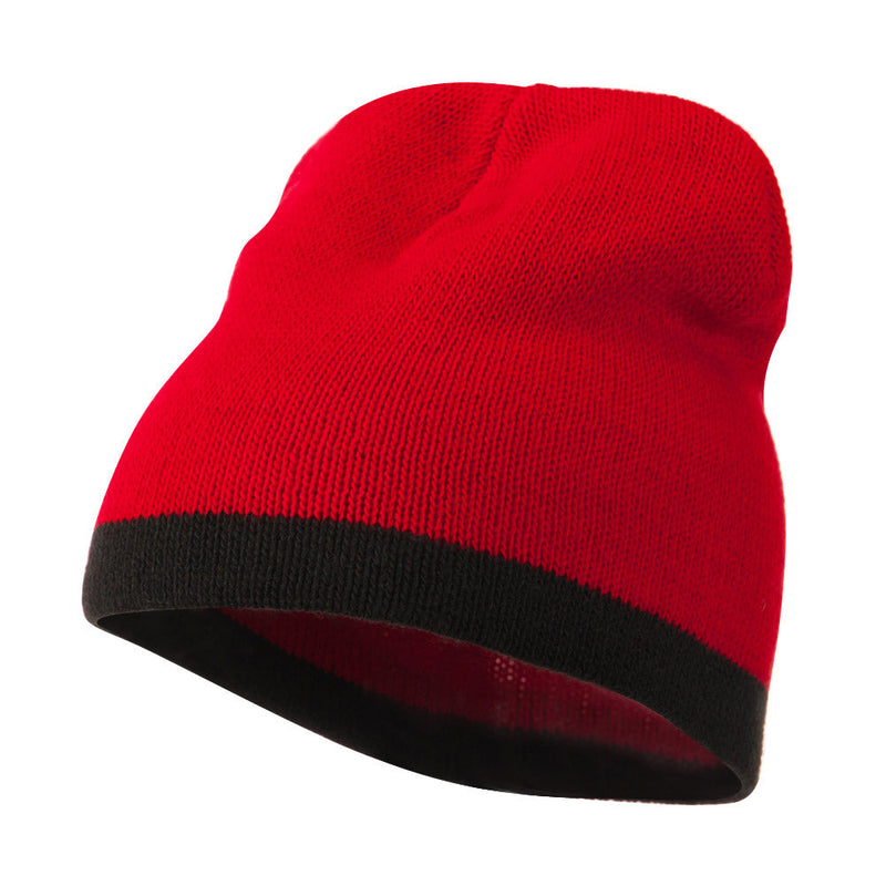 Two Tone Short Beanie
