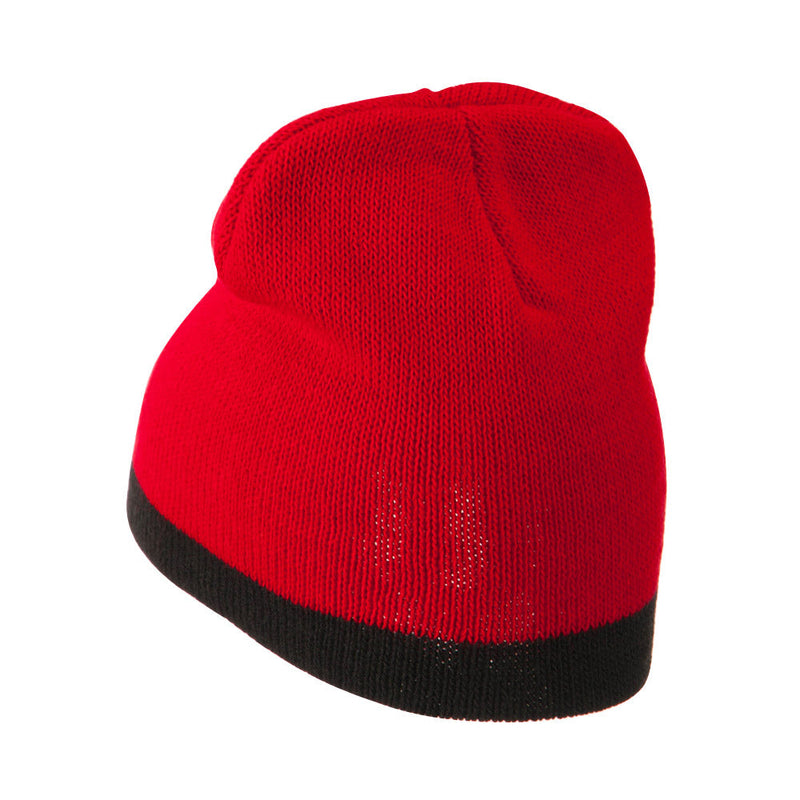 Two Tone Short Beanie