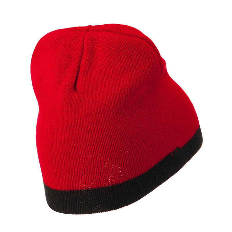 Two Tone Short Beanie