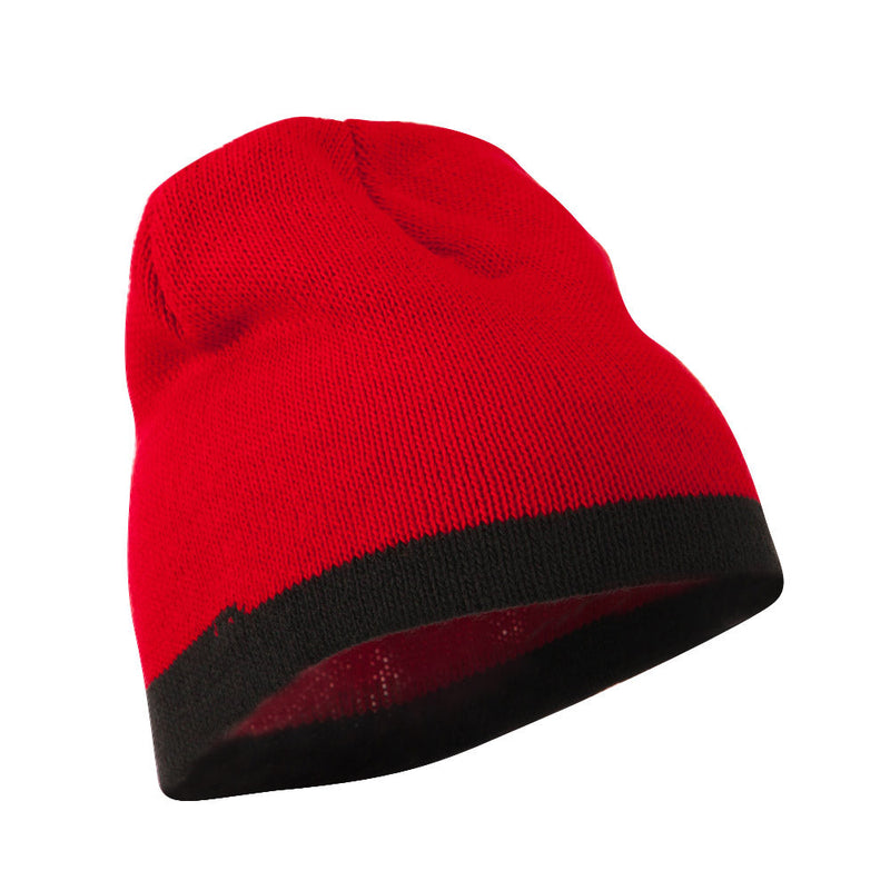 Two Tone Short Beanie