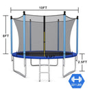 Outdoor Trampoline with Safety Closure Net-10 ft by LJGDeals