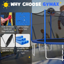 12/14/15/16 Feet Outdoor Recreational Trampoline with Enclosure Net-14 ft by LJGDeals