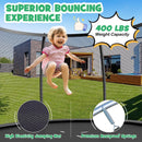 12FT ASTM Approved Recreational Trampoline with Ladder by LJGDeals