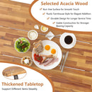 6-Person Outdoor Picnic Table and Bench Set with 2 Inch Umbrella Hole by LJGDeals