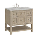 James Martin Breckenridge 36" Single Bathroom Vanity, Whitewashed Oak